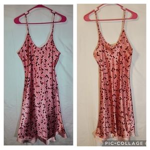 Pink Satin Night Gown